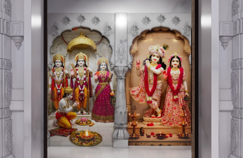 श्री राम दरबार / श्री राधा कृष्ण दरबार